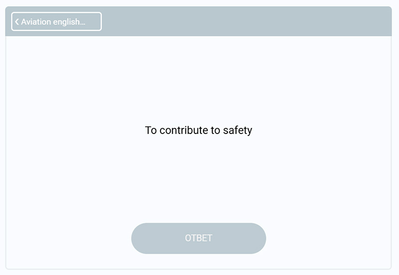 Study cards interface
